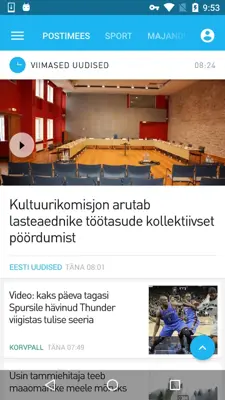 Postimees android App screenshot 7